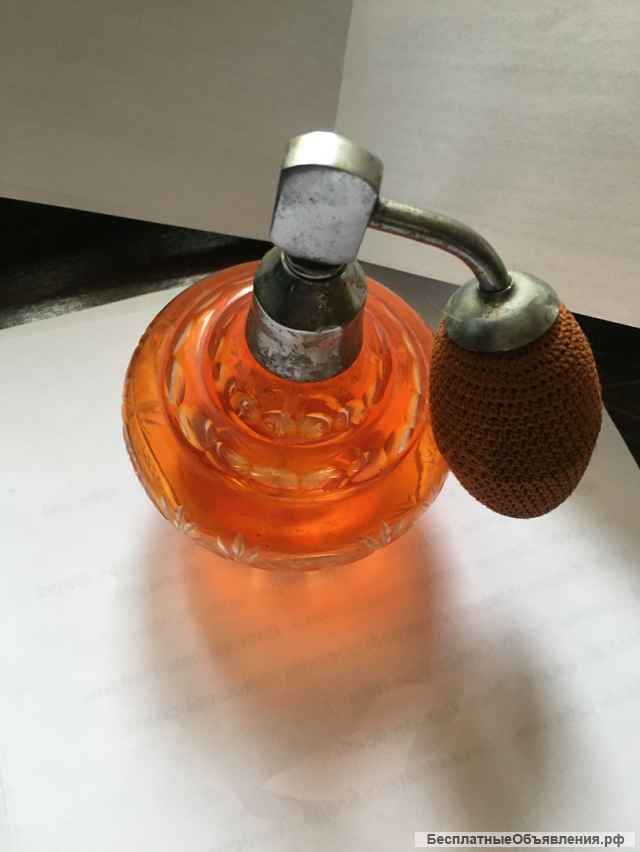 Пульверизатор для одеколона и духов винтажный