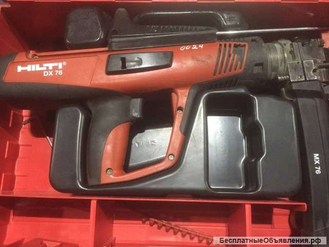 Пороховой монтажный пистолет HILTI DX 76 MX