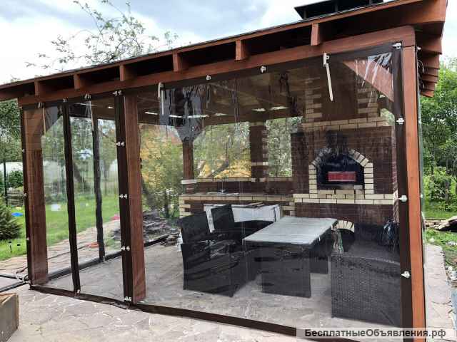 Мягкие окна для беседки, веранды и терассы