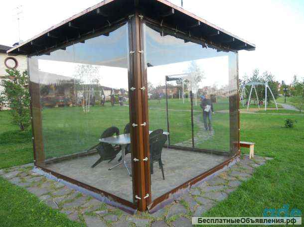 Мягкие окна для беседки, веранды и терассы