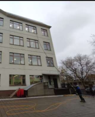 Мойка витражей, фасадов, остекления