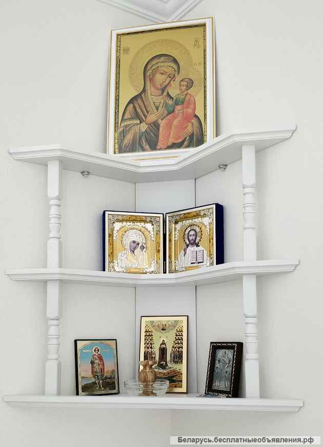 Полка для икон угловая 2709