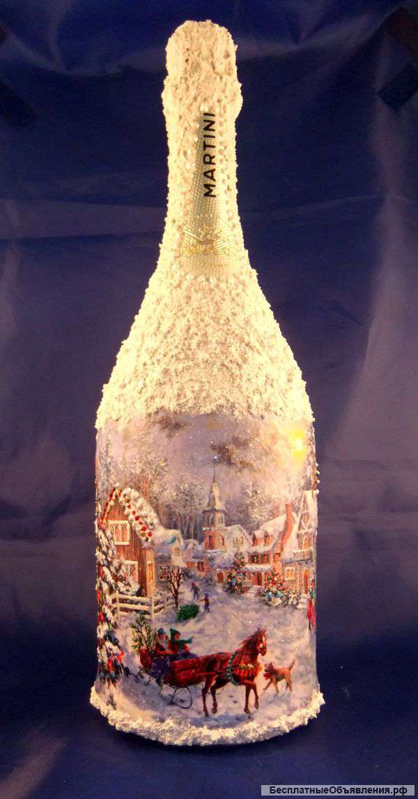 Новогоднее шампанское 2015. Оригинальный подарок.