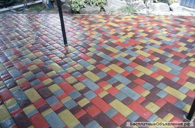 Укладка тротуарной плитки, строительные работы в Ейске