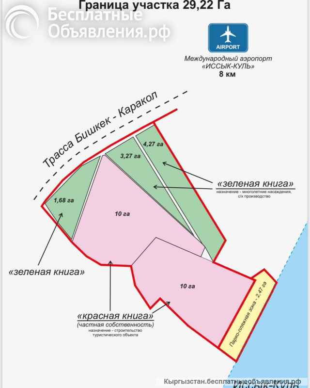Участок на Иссык-Куле