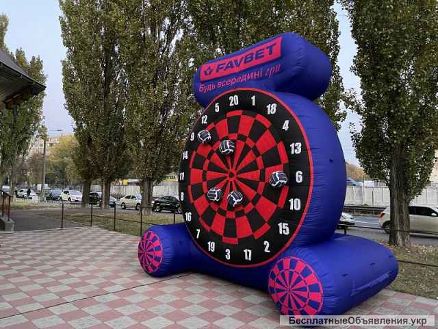 Надувной дартс