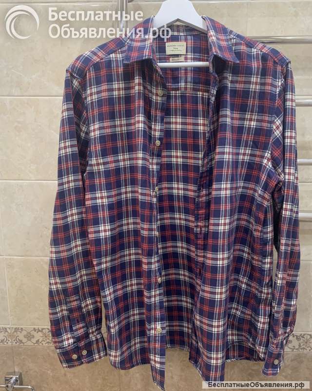 Рубашка в клетку Selected Homme (REGULAR FIT)
