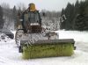 Щетка для снега на экскаватор-погрузчик