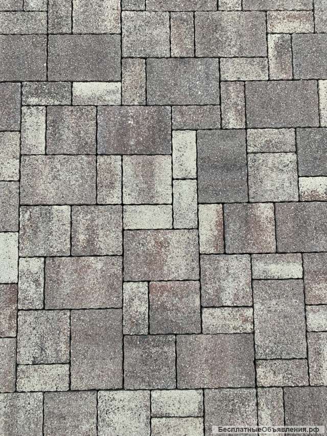 Вибропрессованная тротуарная плитка