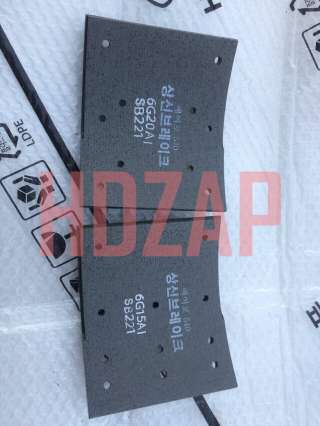 Накладка тормозная с увеличенным сроком службы (до 80 000 км) для HYUNDAI 58142-8A500