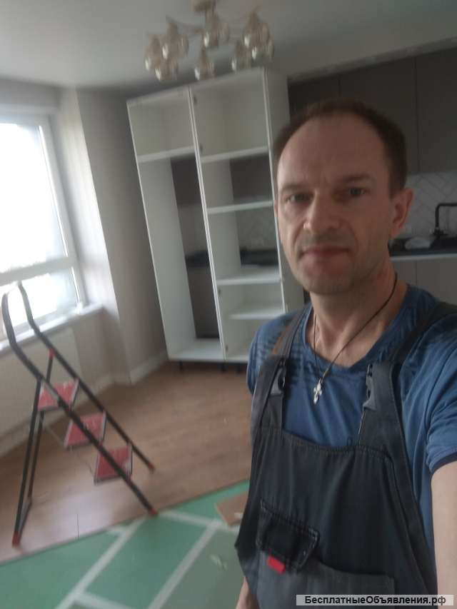 Поклейка обоев
