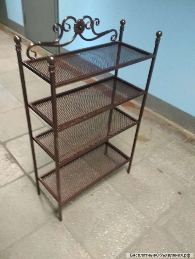 Этажерка кованая металлическая Э-1