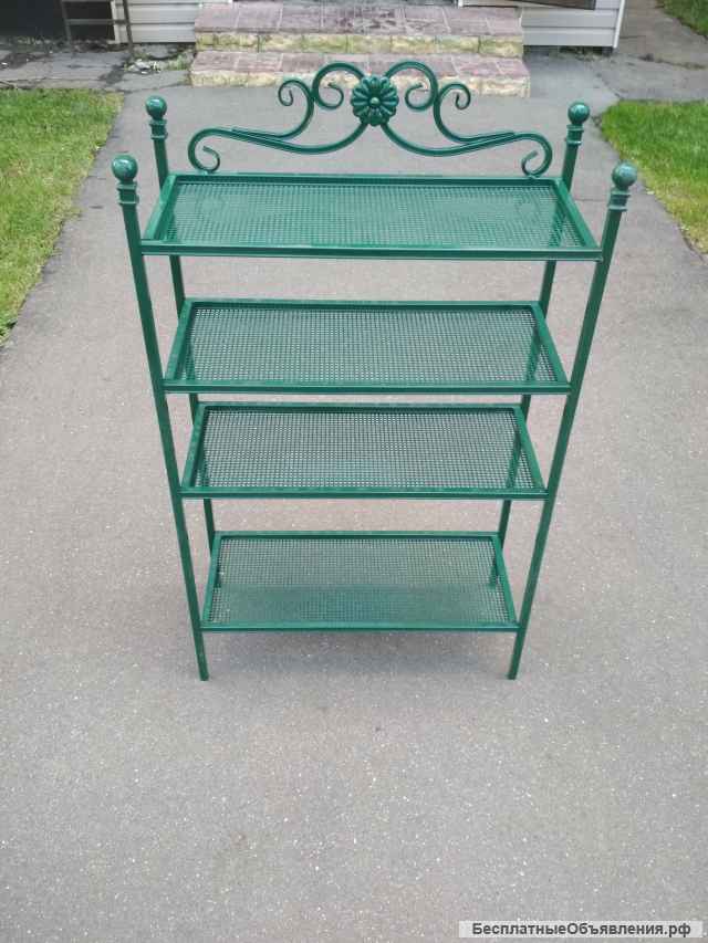 Этажерка кованая металлическая Э-1