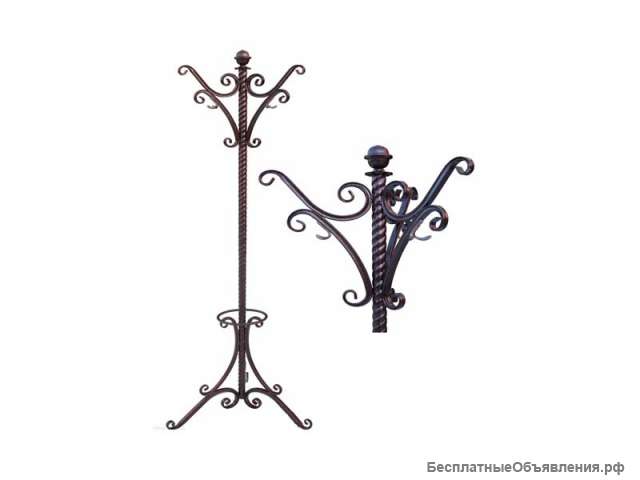 Вешалка напольная металлическая кованая В-6