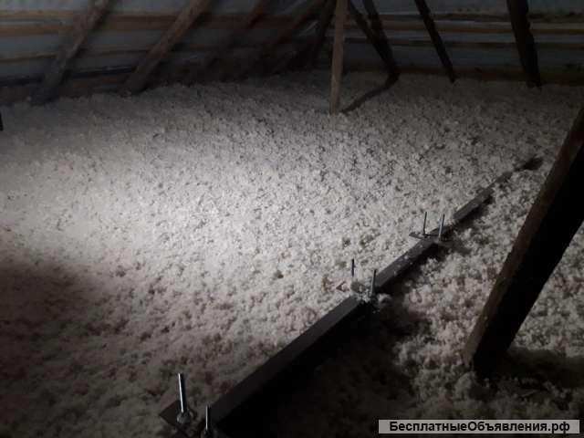 Теплошумоизоляция утеплителем из натуральной овечьей шерсти