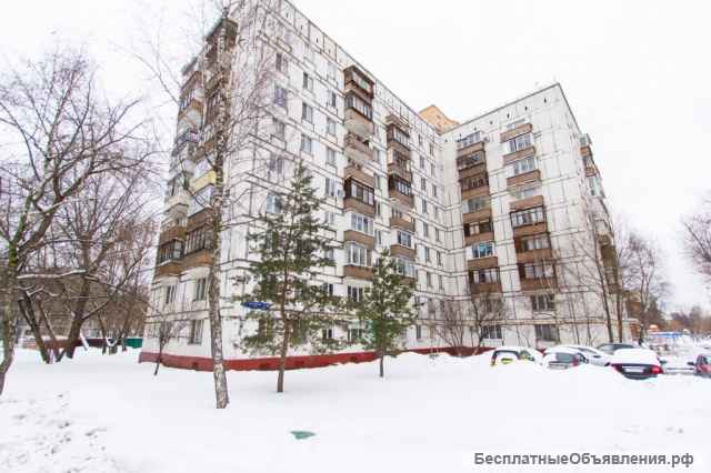 Двухкомнатная квартира 39 кв м, кухня 8 кв м, ул Жигулевская 10