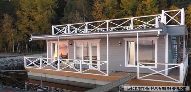 Проект Сдача в арнеду Хаусбота/дома на воде для рыбалки и отдыха