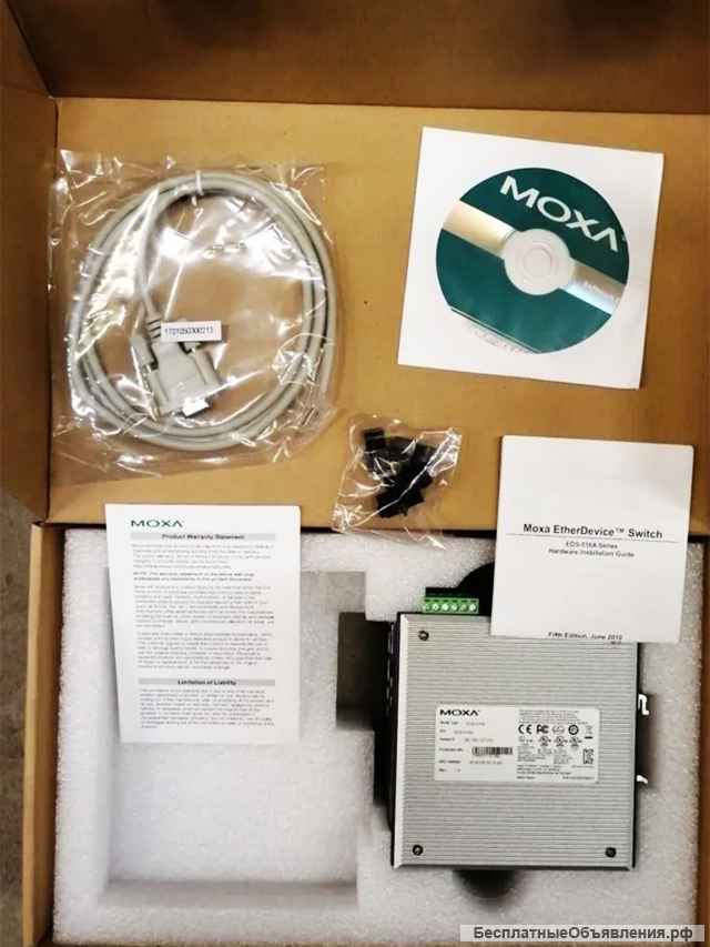 Сетевой коммутатор moxa EDS-516A