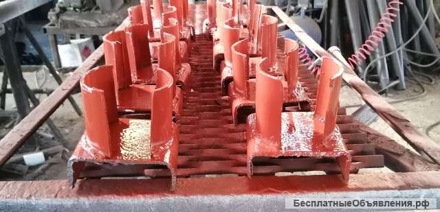 Оголовок для сваи из швеллера
