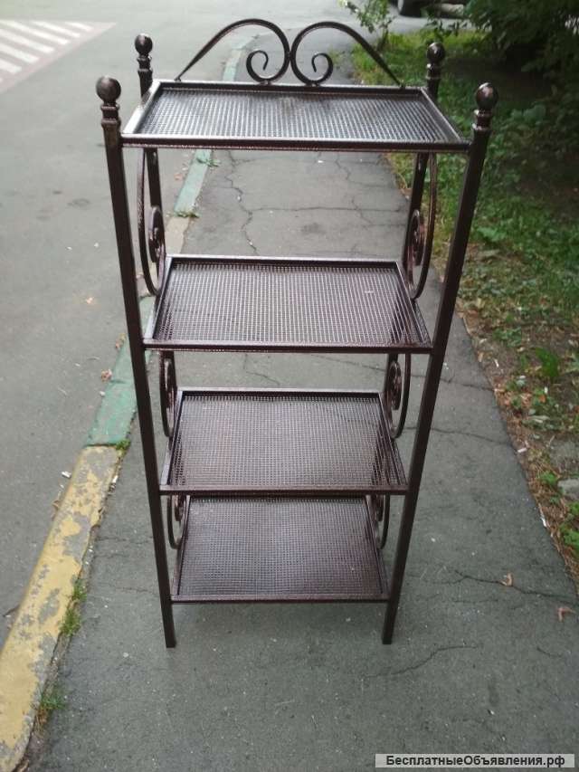 Этажерка кованая металлическая Э-2