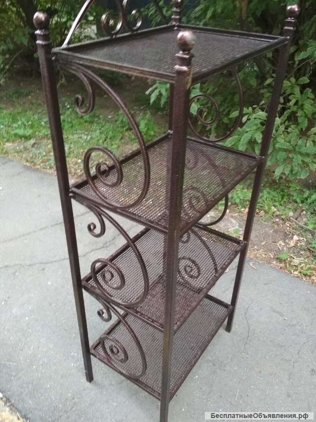 Этажерка кованая металлическая Э-2