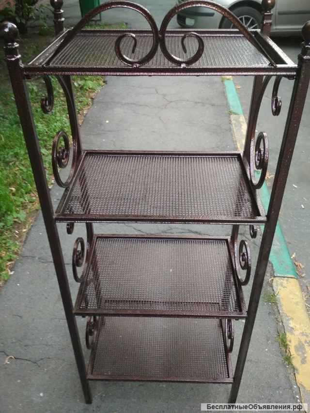 Этажерка кованая металлическая Э-2
