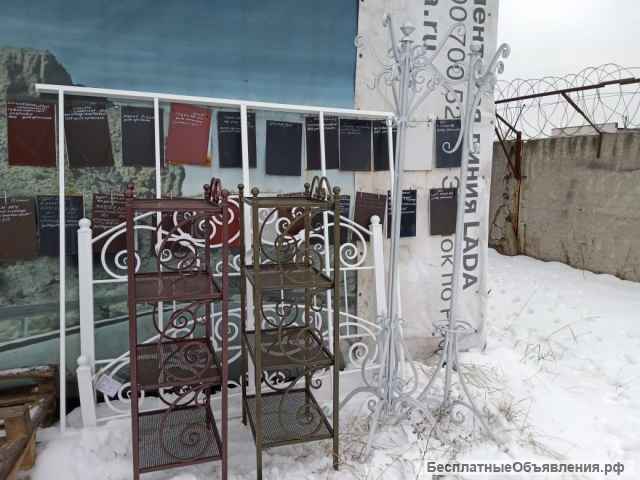 Этажерка кованая металлическая Э-2