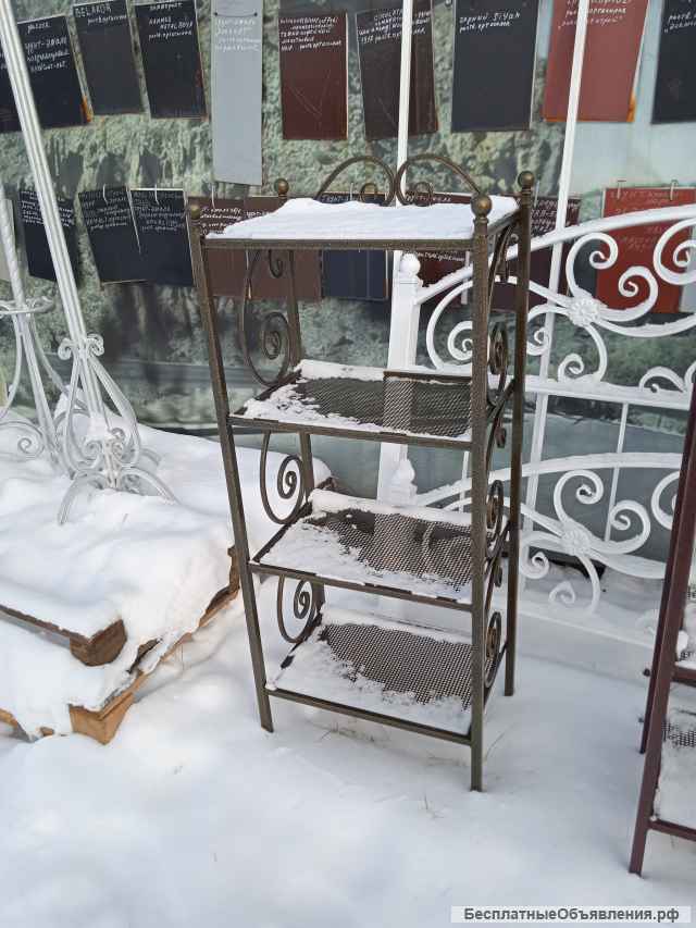 Этажерка кованая металлическая Э-2