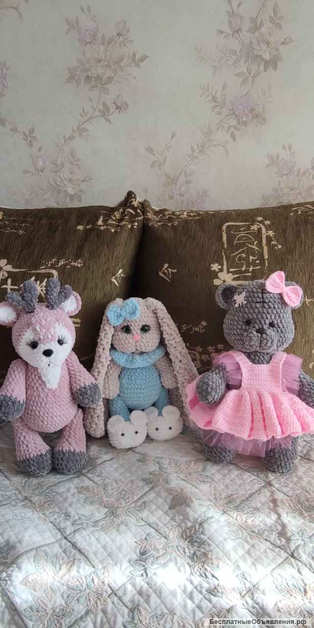 Плюшевые игрушки ручной работы