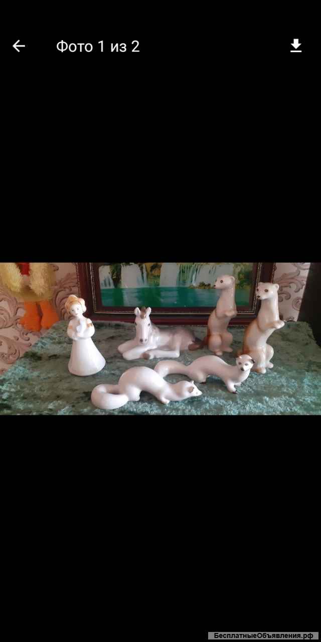 Фарфоровые статуэтки. СССР