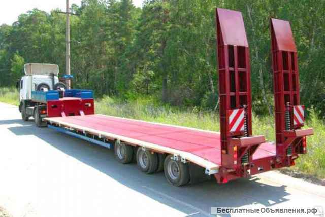 Аренда спецтехники с экипажем (экскаватор, трал)