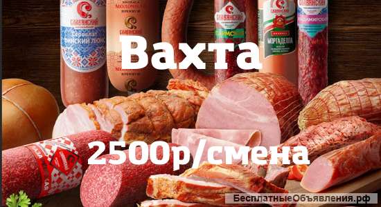 Упаковщики на производство с питанием