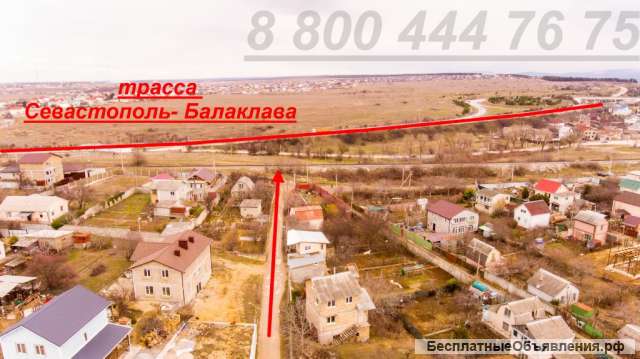 Земельный участок в Севастополе (10 км Балаклавского, СТ Медик 3А)