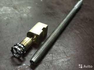 Винт поперечной подачи 1К62Д с гайкой