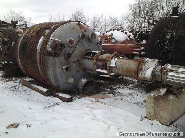 Реакторы нержавеющие, эмалированные