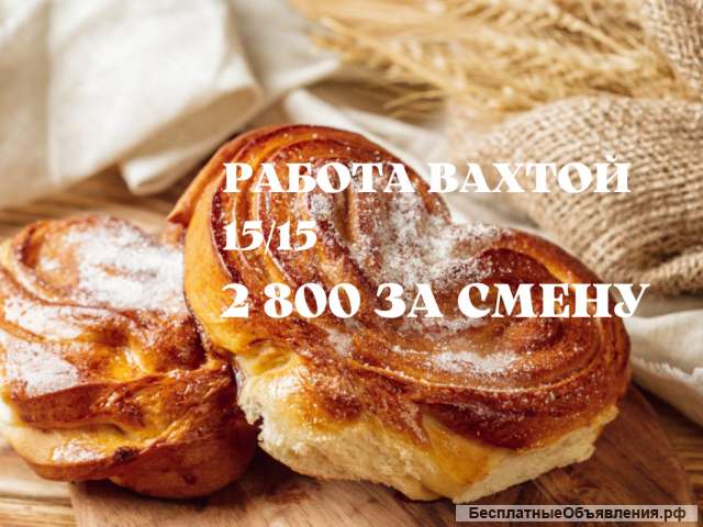 Упаковщик вахтой в москве 15/30 с питанием