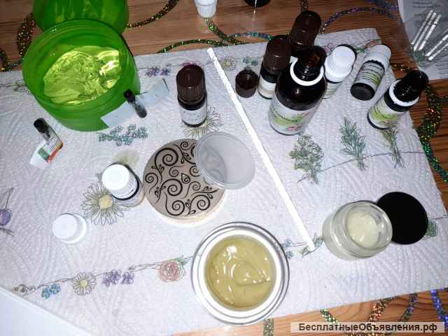 Натуральный крем с эфирными маслами без консервантов