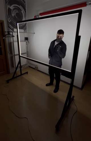 Стеклянная доска маркерная для презентации