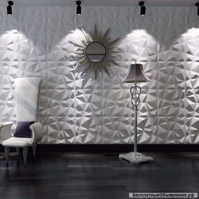 Гипсовые 3Д панели, гипсовые карнизы