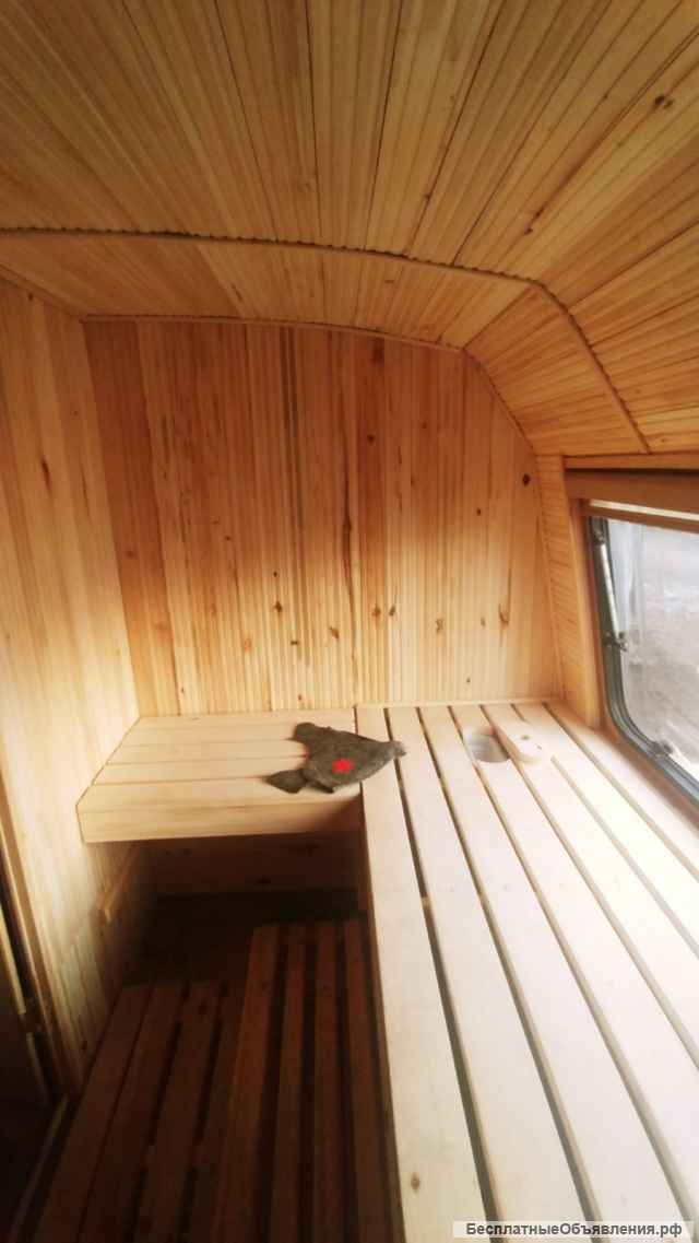 Баня на базе автодачи c докумeнтами