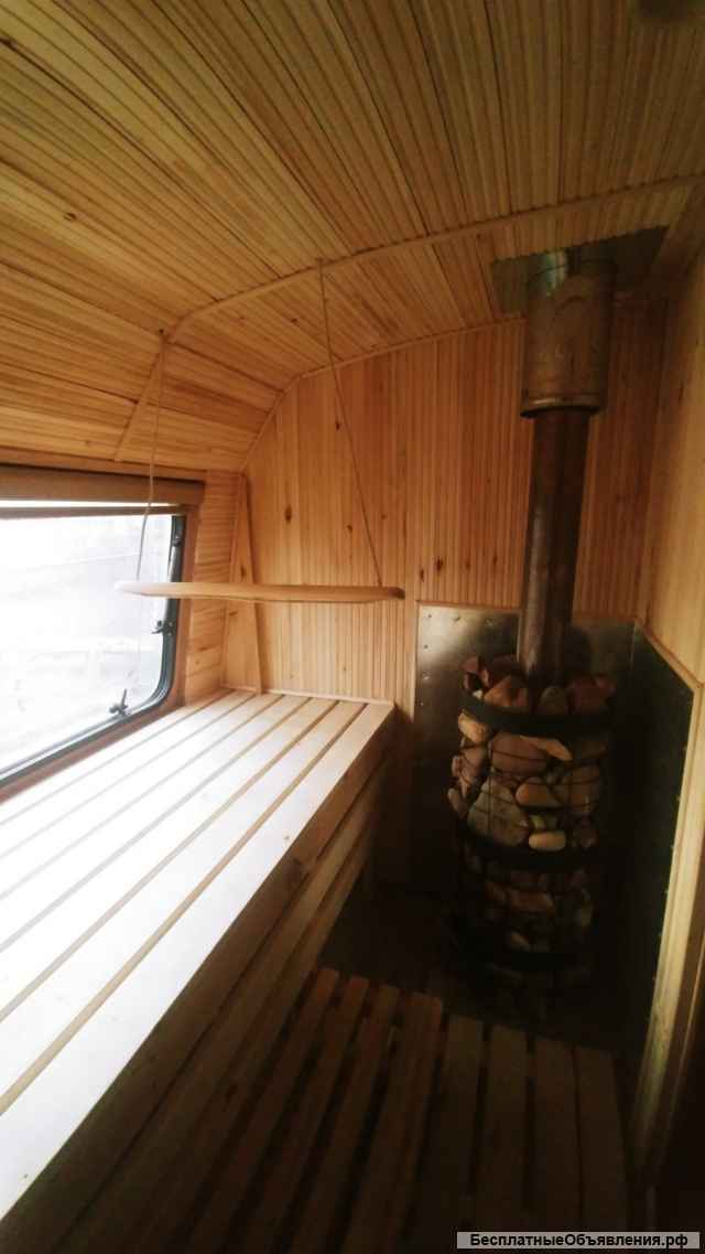 Баня на базе автодачи c докумeнтами