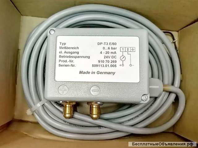 Датчик перепада давления Grundfos DP-T3E/60