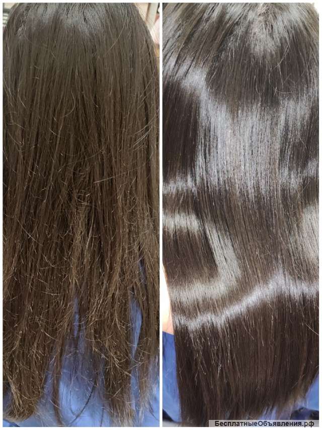 Кератин/Ботокс /Холодное восстановление / Полировка волос