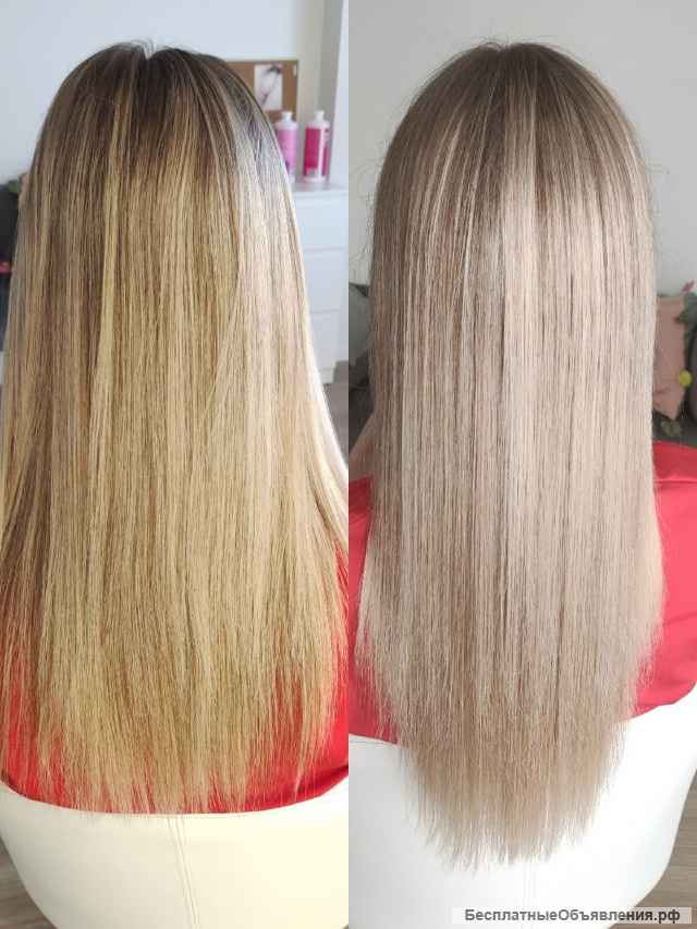 Кератин/Ботокс /Холодное восстановление / Полировка волос