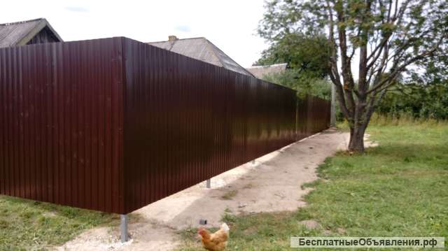 Заборы под ключ