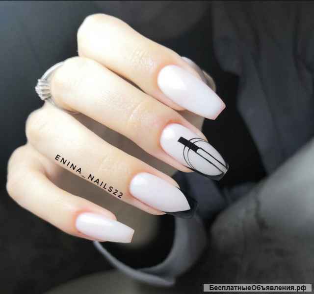 Комбинированный маникюр Воронеж