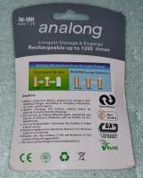 Новые аккумуляторы Analong 1.2 В, Ni-MH (никель-металлогидрид)
