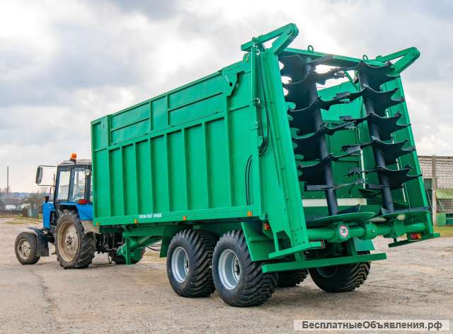 Полуприцеп-разбрасыватель навоза ПТСС-18