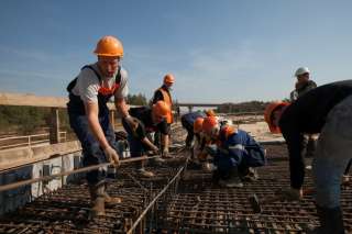 Рабочие на строительство в ЯМАО