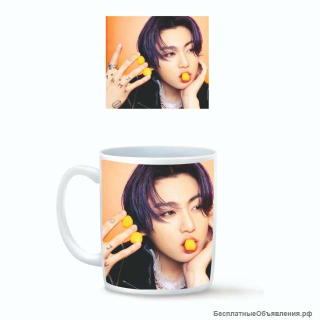 Кружка с принтом BTS k-pop